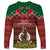 Vanuatu Christmas Long Sleeve Shirt Pig Tusk Beautiful Merry Xmas Snowflake LT03 - Polynesian Pride