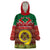 Vanuatu Christmas Wearable Blanket Hoodie Pig Tusk Beautiful Merry Xmas Snowflake LT03 One Size Red - Polynesian Pride