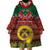 Vanuatu Christmas Wearable Blanket Hoodie Pig Tusk Beautiful Merry Xmas Snowflake LT03 - Polynesian Pride