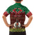 Personalised Vanuatu Christmas Family Matching Long Sleeve Bodycon Dress and Hawaiian Shirt Pig Tusk Beautiful Merry Xmas Snowflake LT03 - Polynesian Pride