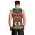 Personalised Vanuatu Christmas Men Tank Top Pig Tusk Beautiful Merry Xmas Snowflake LT03 - Polynesian Pride