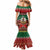 Personalised Vanuatu Christmas Mermaid Dress Pig Tusk Beautiful Merry Xmas Snowflake LT03 - Polynesian Pride