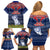 Guam Christmas Family Matching Off Shoulder Short Dress and Hawaiian Shirt Chamorro Guam Tattoos Beautiful Merry Xmas Snowflake LT03 - Polynesian Pride