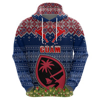 Guam Christmas Hoodie Chamorro Guam Tattoos Beautiful Merry Xmas Snowflake LT03 - Polynesian Pride