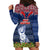 Guam Christmas Hoodie Dress Chamorro Guam Tattoos Beautiful Merry Xmas Snowflake LT03 - Polynesian Pride