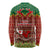 Tonga Christmas Long Sleeve Shirt Coat of Arms and Map Beautiful Merry Xmas Snowflake LT03 - Polynesian Pride