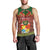 Tonga Christmas Men Tank Top Coat of Arms and Map Beautiful Merry Xmas Snowflake LT03 - Polynesian Pride