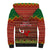 Tonga Christmas Sherpa Hoodie Coat of Arms and Map Beautiful Merry Xmas Snowflake LT03 - Polynesian Pride