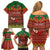 Personalised Tonga Christmas Family Matching Off Shoulder Short Dress and Hawaiian Shirt Coat of Arms and Map Beautiful Merry Xmas Snowflake LT03 - Polynesian Pride