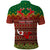 Personalised Tonga Christmas Polo Shirt Coat of Arms and Map Beautiful Merry Xmas Snowflake LT03 - Polynesian Pride