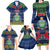 Niue Christmas Family Matching Long Sleeve Bodycon Dress and Hawaiian Shirt Coat of Arms and Map Beautiful Merry Xmas Snowflake LT03 - Polynesian Pride