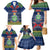 Niue Christmas Family Matching Mermaid Dress and Hawaiian Shirt Coat of Arms and Map Beautiful Merry Xmas Snowflake LT03 - Polynesian Pride