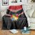 Tonga Blanket Tonga Coat of Arms with Seamless Tapa Ngatu Pattern LT03 - Polynesian Pride