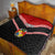 Tonga Quilt Tonga Coat of Arms with Seamless Tapa Ngatu Pattern LT03 - Polynesian Pride