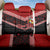 Personalised Tonga Christmas Back Car Seat Cover Tongan Coat of Arms Santa With Ngatu Pattern Christmas Red Style