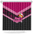 Tonga Christmas Shower Curtain Tongan Coat of Arms Santa With Ngatu Pattern Christmas Pink Style LT03 Pink - Polynesian Pride