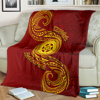 Tonga Ha'apai High School Blanket Ngatu and Maori Ethnic Tribal Pattern LT03 - Polynesian Pride