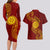 Tonga Ha'apai High School Couples Matching Long Sleeve Bodycon Dress and Hawaiian Shirt Ngatu and Maori Ethnic Tribal Pattern LT03 - Polynesian Pride