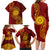 Tonga Ha'apai High School Family Matching Long Sleeve Bodycon Dress and Hawaiian Shirt Ngatu and Maori Ethnic Tribal Pattern LT03 - Polynesian Pride