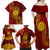 Tonga Ha'apai High School Family Matching Off Shoulder Maxi Dress and Hawaiian Shirt Ngatu and Maori Ethnic Tribal Pattern LT03 - Polynesian Pride