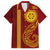 Tonga Ha'apai High School Hawaiian Shirt Ngatu and Maori Ethnic Tribal Pattern LT03 Red - Polynesian Pride