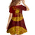 Tonga Ha'apai High School Kid Short Sleeve Dress Ngatu and Maori Ethnic Tribal Pattern LT03 - Polynesian Pride