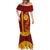 Tonga Ha'apai High School Mermaid Dress Ngatu and Maori Ethnic Tribal Pattern LT03 - Polynesian Pride