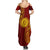 Tonga Ha'apai High School Summer Maxi Dress Ngatu and Maori Ethnic Tribal Pattern LT03 - Polynesian Pride