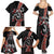 Aotearoa Toitu Te Tiriti Family Matching Summer Maxi Dress and Hawaiian Shirt Maori Taniwha Haka - Honour the Treaty LT03