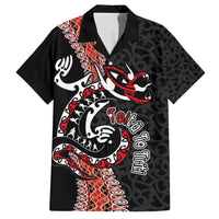 Aotearoa Toitu Te Tiriti Hawaiian Shirt Maori Taniwha Haka - Honour the Treaty LT03