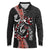 Aotearoa Toitu Te Tiriti Long Sleeve Polo Shirt Maori Taniwha Haka - Honour the Treaty LT03