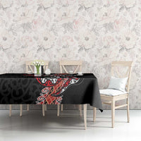 Aotearoa Toitu Te Tiriti Tablecloth Maori Taniwha Haka - Honour the Treaty LT03 - Polynesian Pride