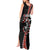 Aotearoa Toitu Te Tiriti Tank Maxi Dress Maori Taniwha Haka - Honour the Treaty LT03