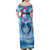 Hawaiian Dolphin Love Couple - Ocean Heart Family Matching Off Shoulder Maxi Dress and Hawaiian Shirt