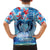 Hawaiian Dolphin Love Couple - Ocean Heart Family Matching Off Shoulder Short Dress and Hawaiian Shirt