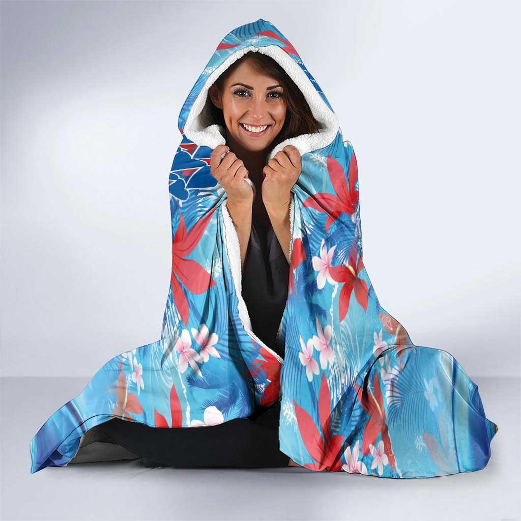 Hawaiian Dolphin Love Couple - Ocean Heart Hooded Blanket LT03 - Polynesian Pride