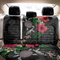 Hawaiian Tropical Plants and Turtles Back Car Seat Cover Polynesian Art Motifs LT03 - Polynesian Pride