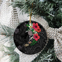 Hawaiian Tropical Plants and Turtles Ceramic Ornament Polynesian Art Motifs LT03 - Polynesian Pride