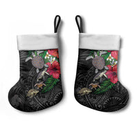 Hawaiian Tropical Plants and Turtles Christmas Stocking Polynesian Art Motifs LT03 - Polynesian Pride