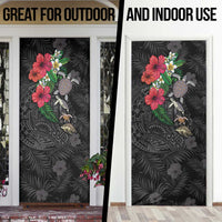 Hawaiian Tropical Plants and Turtles Door Cover Polynesian Art Motifs LT03 - Polynesian Pride