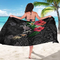 Hawaiian Tropical Plants and Turtles Sarong Polynesian Art Motifs LT03 - Polynesian Pride