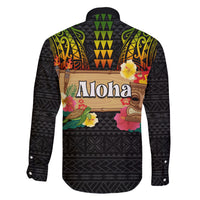 Hawaii Pan-Pacific Festival Family Matching Short Sleeve Bodycon Dress and Hawaiian Shirt Hawaiian Elements and Polynesian Tattoo
