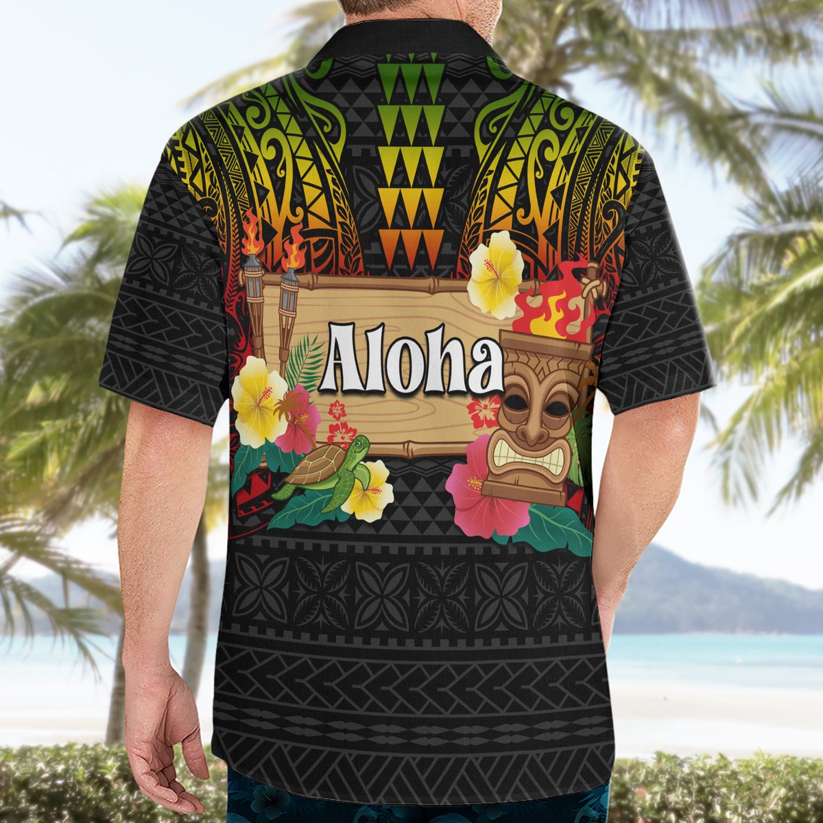 Hawaiian Elements and Polynesian Tattoo Hawaiian Shirt LT03 - Polynesian Pride