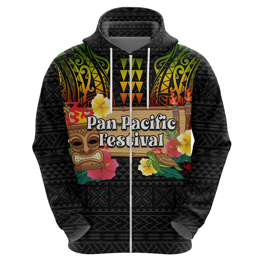 Hawaii Pan-Pacific Festival Hoodie Hawaiian Elements and Polynesian Tattoo