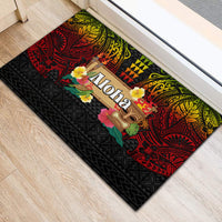 Hawaiian Elements and Polynesian Tattoo Rubber Doormat LT03 - Polynesian Pride