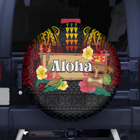 Hawaiian Elements and Polynesian Tattoo Spare Tire Cover LT03 - Polynesian Pride