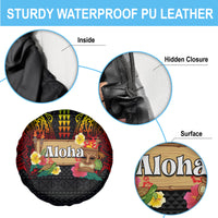 Hawaiian Elements and Polynesian Tattoo Spare Tire Cover LT03 - Polynesian Pride