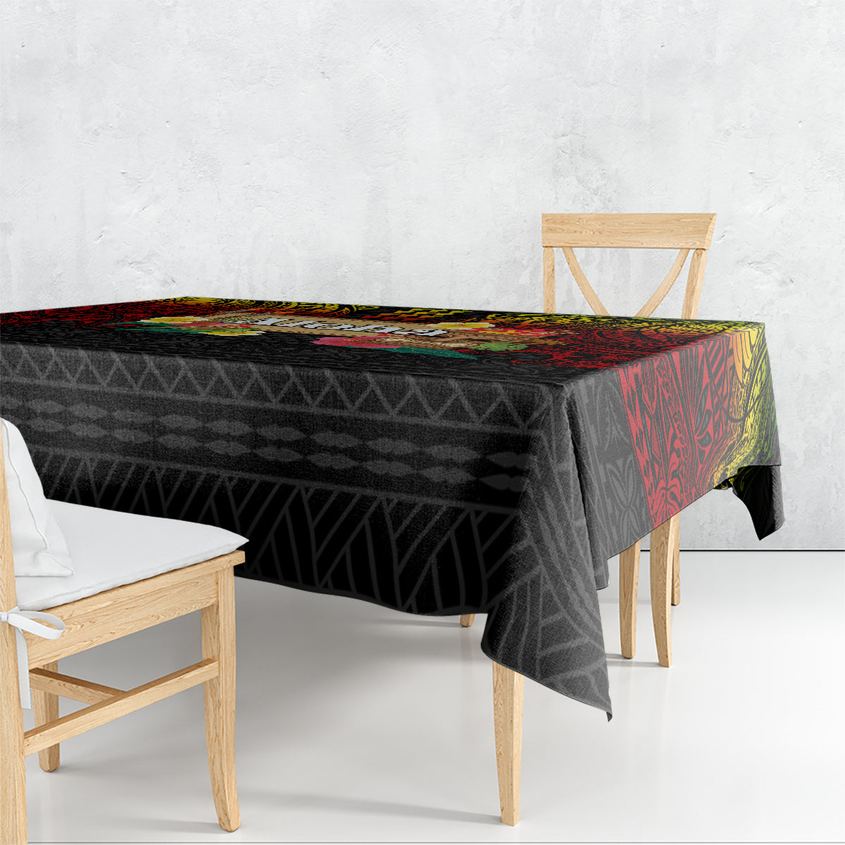 Hawaiian Elements and Polynesian Tattoo Tablecloth LT03 - Polynesian Pride