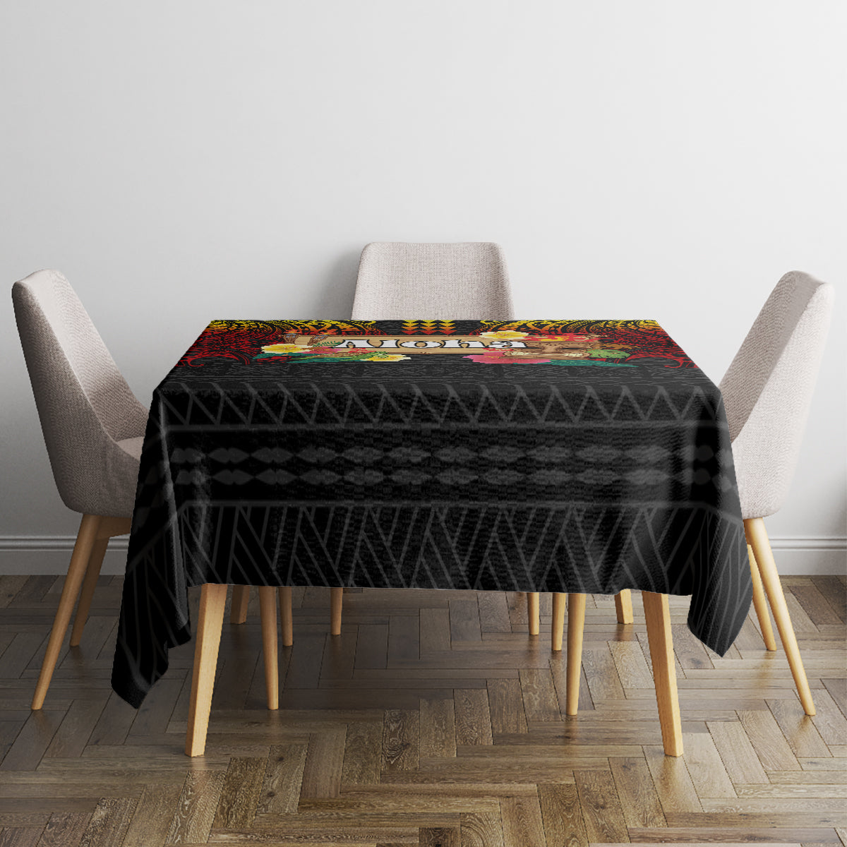 Hawaiian Elements and Polynesian Tattoo Tablecloth LT03 - Polynesian Pride