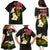 Hawaii Plumeria Family Matching Puletasi and Hawaiian Shirt Polynesian Tattoo and Hibiscus